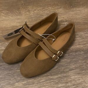 Universal Thread- Brown Mary Jane Flats